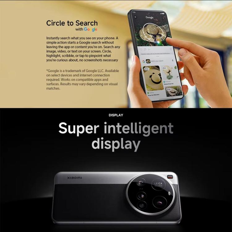 Xiaomi 15 Ultra Global, 16GB+1TB, 3D Ultrasonic Fingerprint, 200MP Camera, 6.73 inch Xiaomi HyperOS 2 Snapdragon 8 Elite Octa Core 3nm, NFC, Network: 5G