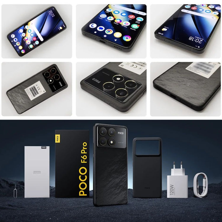 Xiaomi POCO F6 Pro Global, 12GB+512GB, In-screen Fingerprint, 6.67 inch Xiaomi HyperOS Snapdragon 8 Gen 2 Octa Core 3.19GHz, NFC, Network: 5G