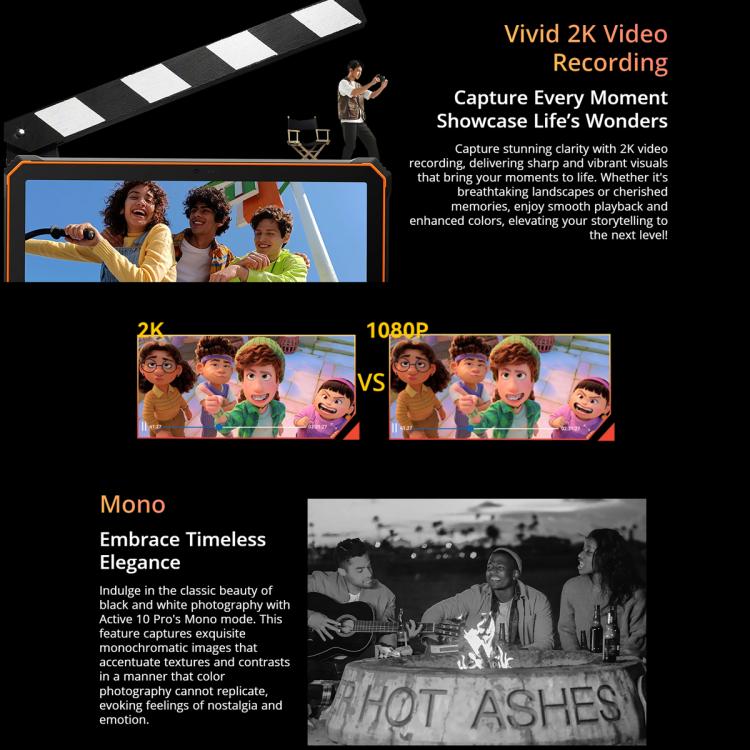 Blackview Active 10 Pro 5G Rugged Tablet, 12GB+512GB, 10.95 inch Android 14 Dimensity 7300 Octa Core, Global Version with Google Play, 12GB+512GB